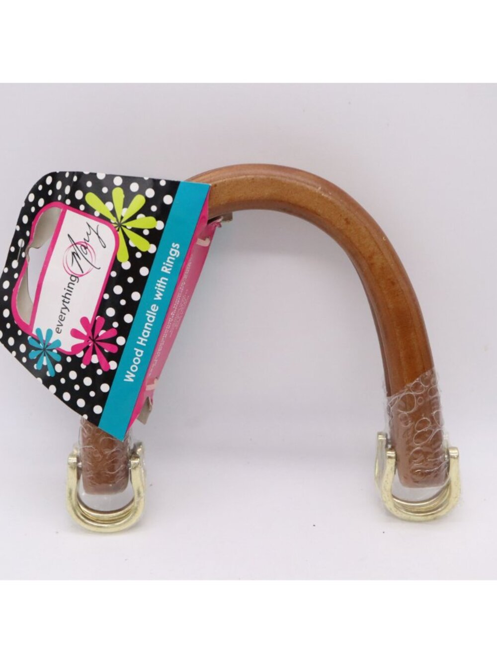 3 New Purse Handles Craft/Sewing Every Mary Wood & Clear Plastic - Darice Silver - Picture 4 of 7